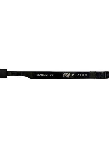 フォーナインズ PLAIDE P-15 メガネ ブラック チタニウム スクエア ITMJVIC93VQ8