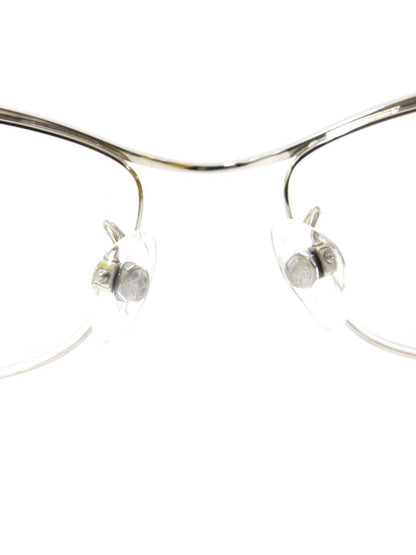 フォーナインズ S-806T メガネ シルバー チタン スクエア ITHMI6YH5QMM