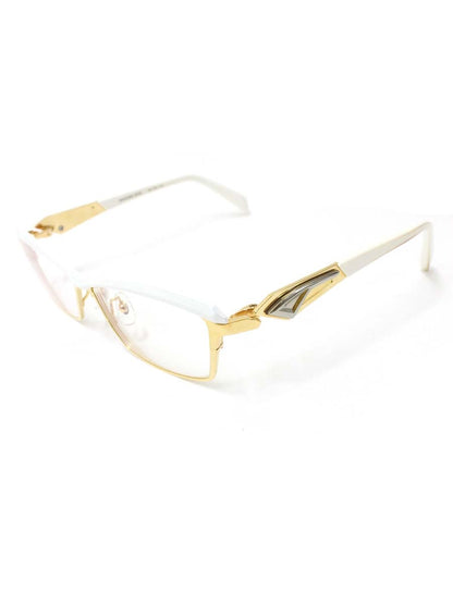 サムライ翔 ビジネスライン 智 SS-T29 LTD メガネ ホワイト 限定カラー メタルフレーム フルリム スクエア ITPPPESH5AXA