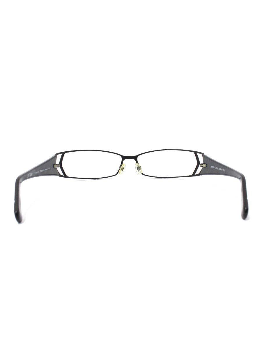 ジェイエフレイ JF2206 メガネ レッド/ブラック チタンフレーム フルリム スクエア ITWQJ4LP9AU8