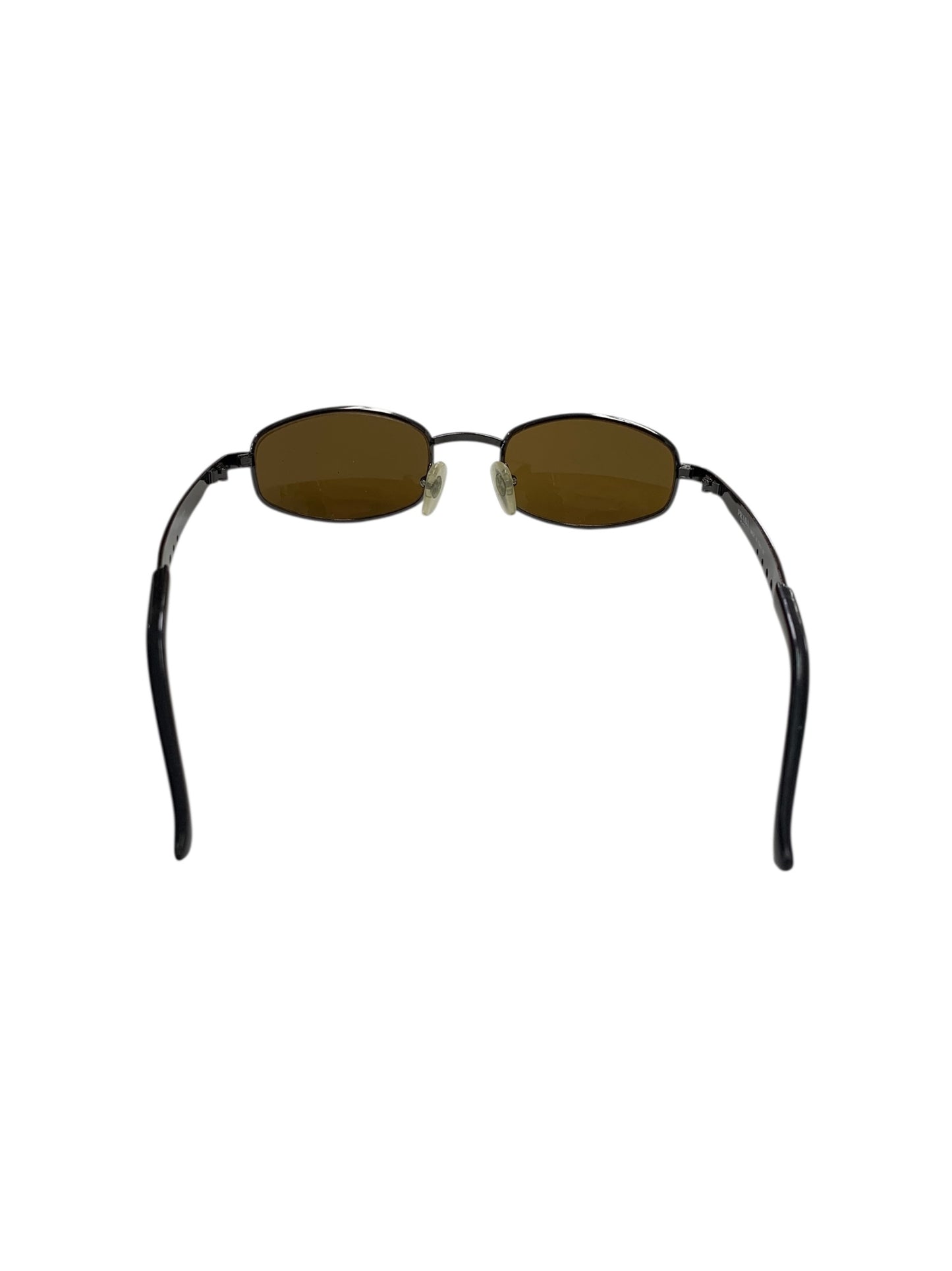 プラダ P302 サングラス ブラウン メタルフレーム フルリム オーバル（楕円） ITQPZV8BDOAO