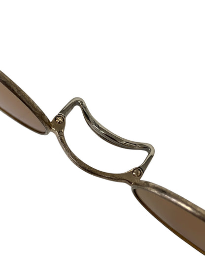 アイヴァン7285 901 c.819 メガネ ゴールド メタルフレーム フルリム ラウンドシェイプ IT7WKYU16O0G