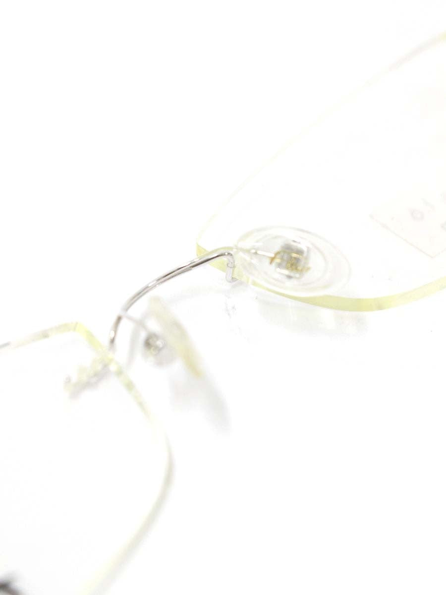 フレア FLAIR 508 メガネ ブラック/シルバー メタルフレーム リムレス IT57FKDUFJB2