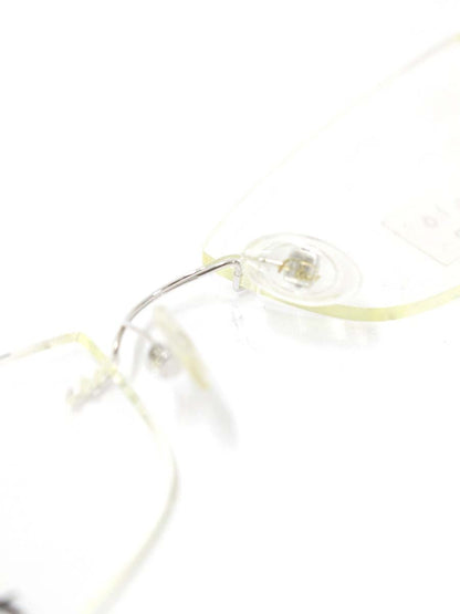 フレア FLAIR 508 メガネ ブラック/シルバー メタルフレーム リムレス IT57FKDUFJB2