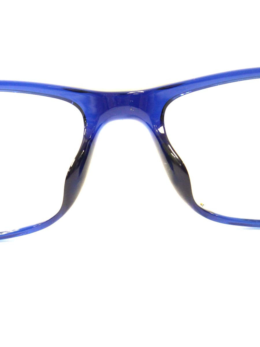 ニューバランス NB09018 メガネ ブルー セルフレーム フルリム スクエアシェイプ ITJUDBV0RJBQ