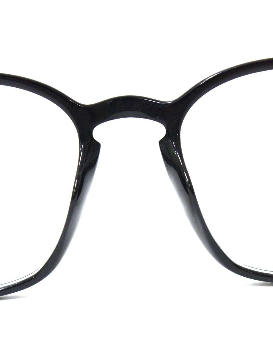 レイバン RB4258-F メガネ ブラック セルフレーム フルリム ウェリントン IT064FA1ONUJ