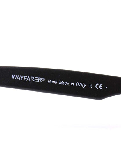 レイバン WAYFARER RB2140F 901S サングラス ブラック セルフレーム フルリム ウェリントン ×TAKUYA KIMURA IT9FJWQZ7FPK