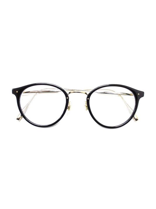 アイヴァン Acosta メガネ ブラック/ゴールド コンビフレーム フルリム ボストン ITUEDEIQDR5W