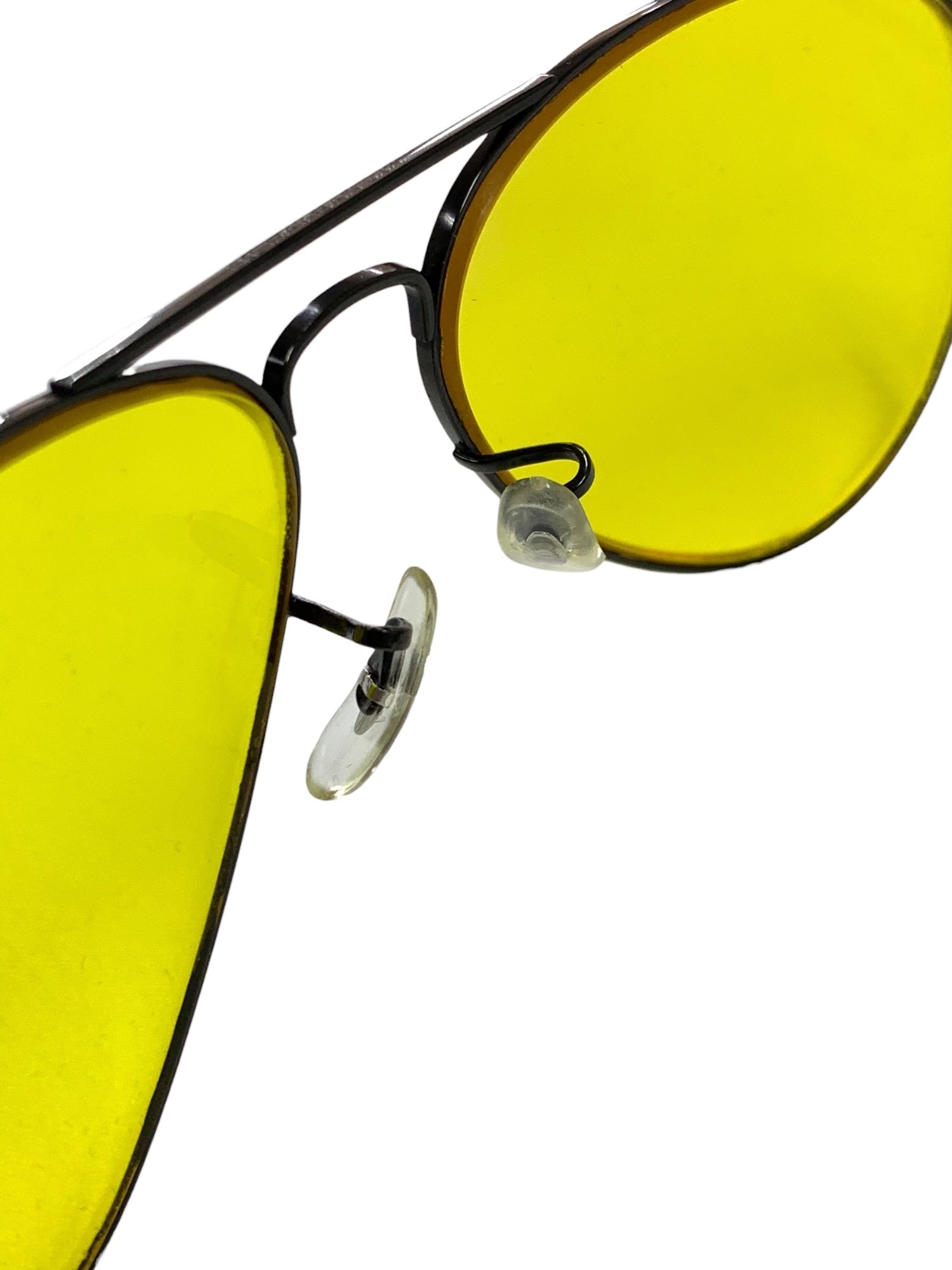 【美品】RayBan ドロップサングラス レイバン B&L サングラス イエロー USA製 ティアドロップ