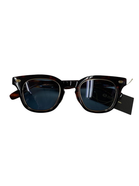 ドメスティックインターナショナル DI-1011S メガネ ブラウン コンビフレーム フルリム ウエリントン ITAKISS5EIK2