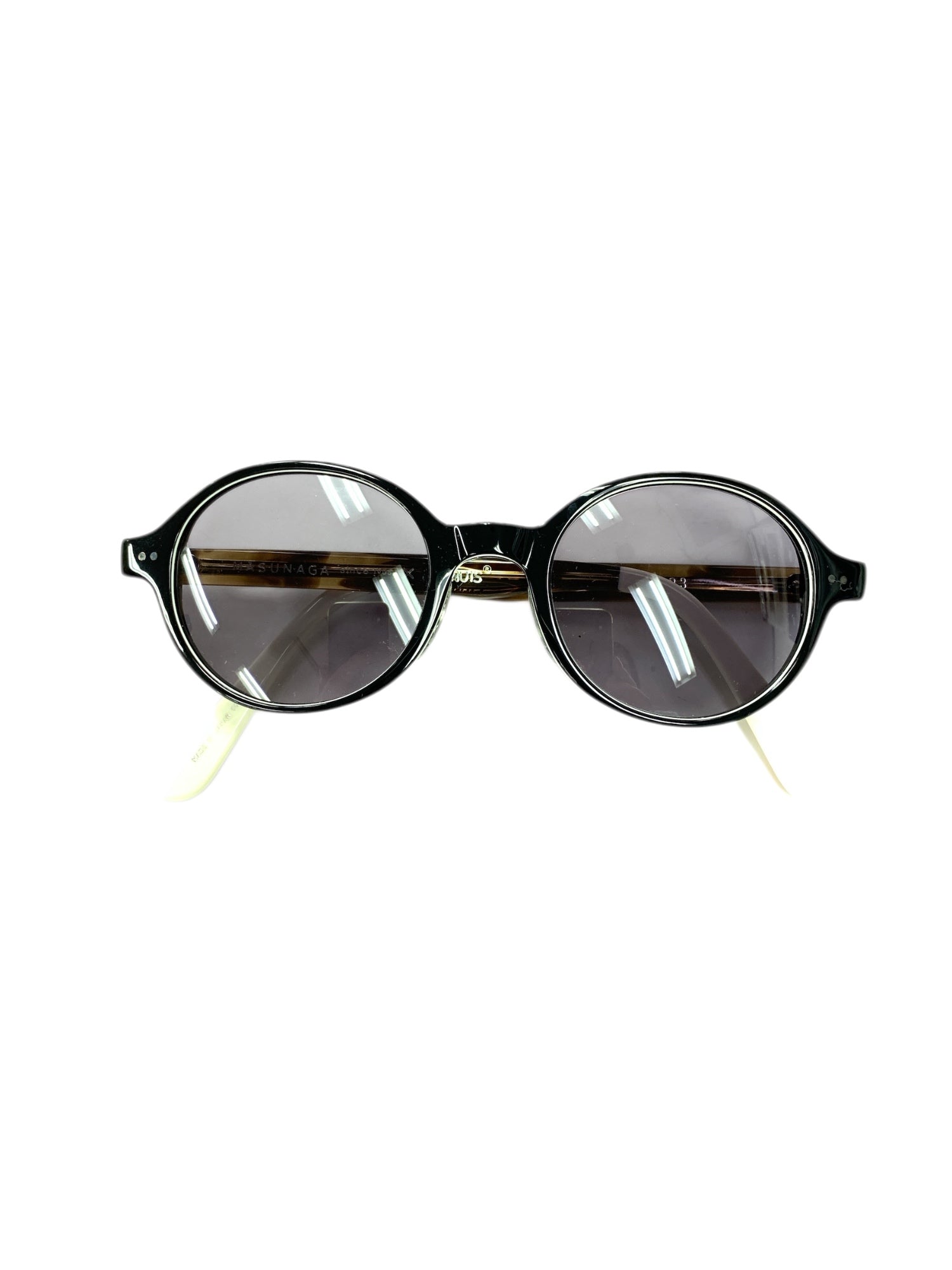 増永眼鏡 眼鏡 ブラック  PEANUT コラボレーション 光輝023 ITFABEN0LEE4 増永眼鏡 眼鏡 ブラック PEANUT コラボレーション 光輝023 | 中古