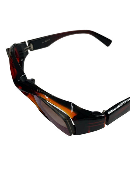 ファクトリー900 FA-204 メガネ レッド セルフレーム フルリム スクエア ITGRZL8SGWYS