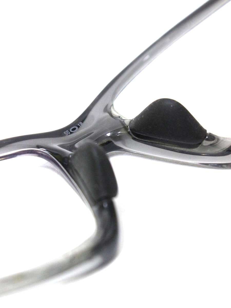 オークリー CROSSLINK OX8029-1756 メガネ グレー セルフレーム フルリム スクエア ITUXKLGCU76O