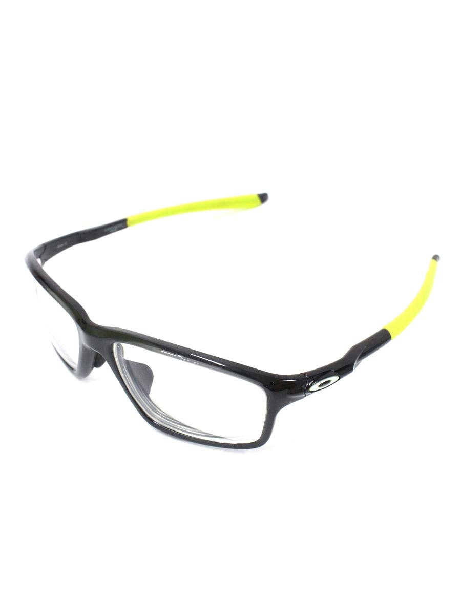 オークリー クロスリングゼロ OX8080-0258 メガネ ブラック/蛍光グリーン IT26YA6MR72S