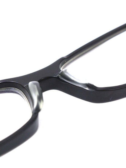 レスザンヒューマン MauI waUie メガネ ブラック セルフレーム フルリム スクエアシェイプ ITDA7KJGH2AK