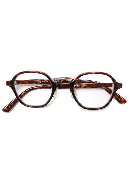 ayame(アヤメ) MATTERHORN 2 ブラウン べっこう柄 眼鏡 IT6JJONUYZDE