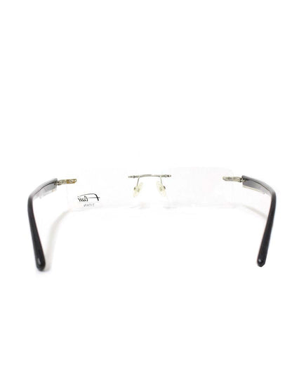 フレア FLAIR 789 メガネ ブラック/シルバー コンビフレーム リムレス ITQRWVL304WO