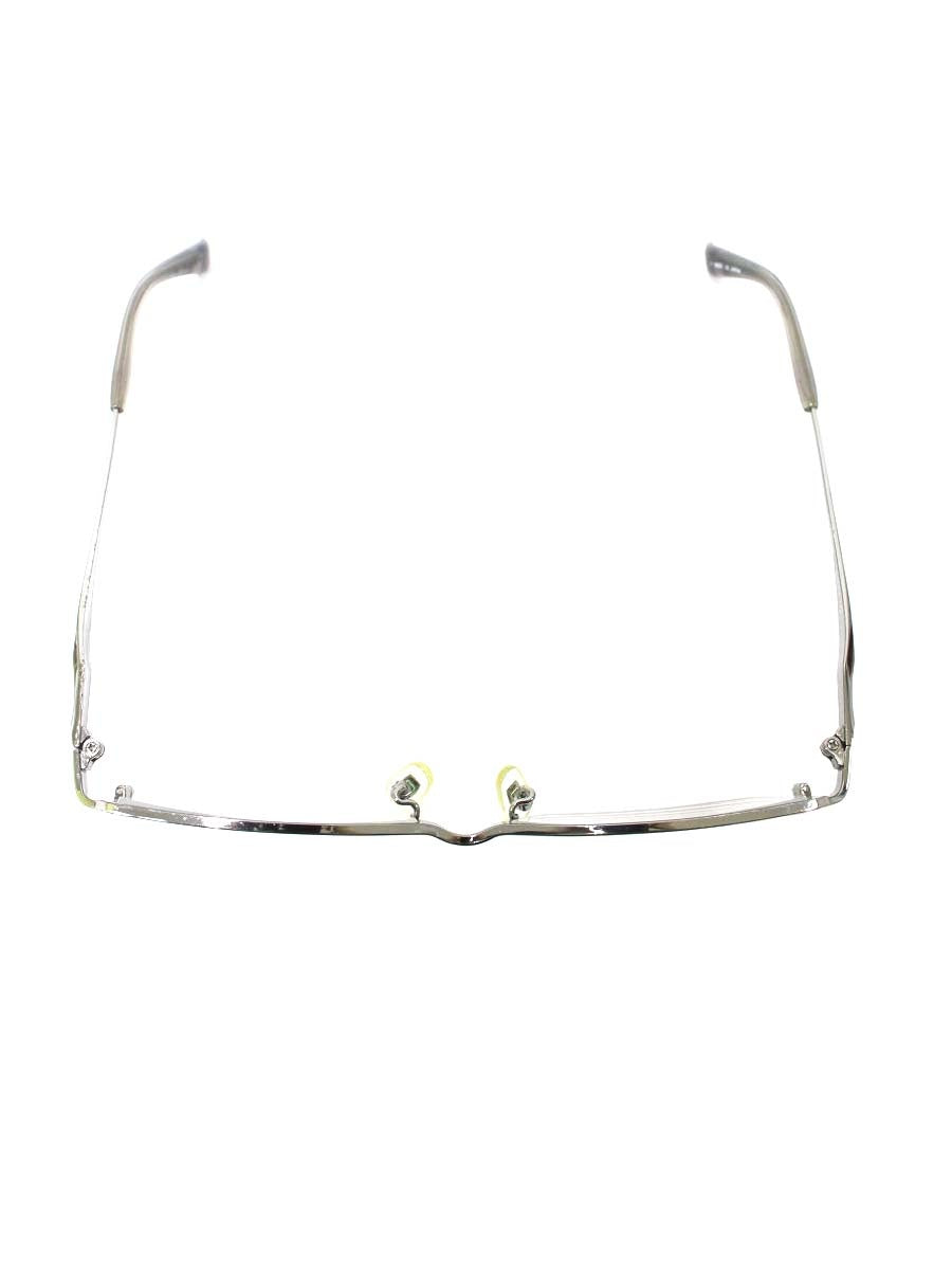 プラスミックス PX-13573 メガネ メタルシルバー/グレー スクエア メタルフレーム TITANIUM ITFOHDMM1H9K