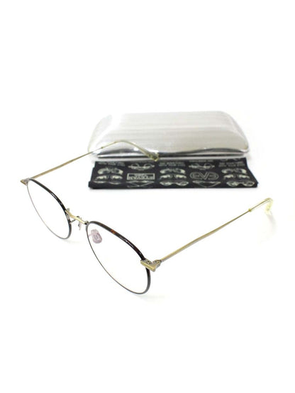 アイヴァン7285 1012 R/901348 メガネ アンティークゴールド/ダークデミ メタルフレーム フルリム ボストンシェイプ IT740MZ4Q67S
