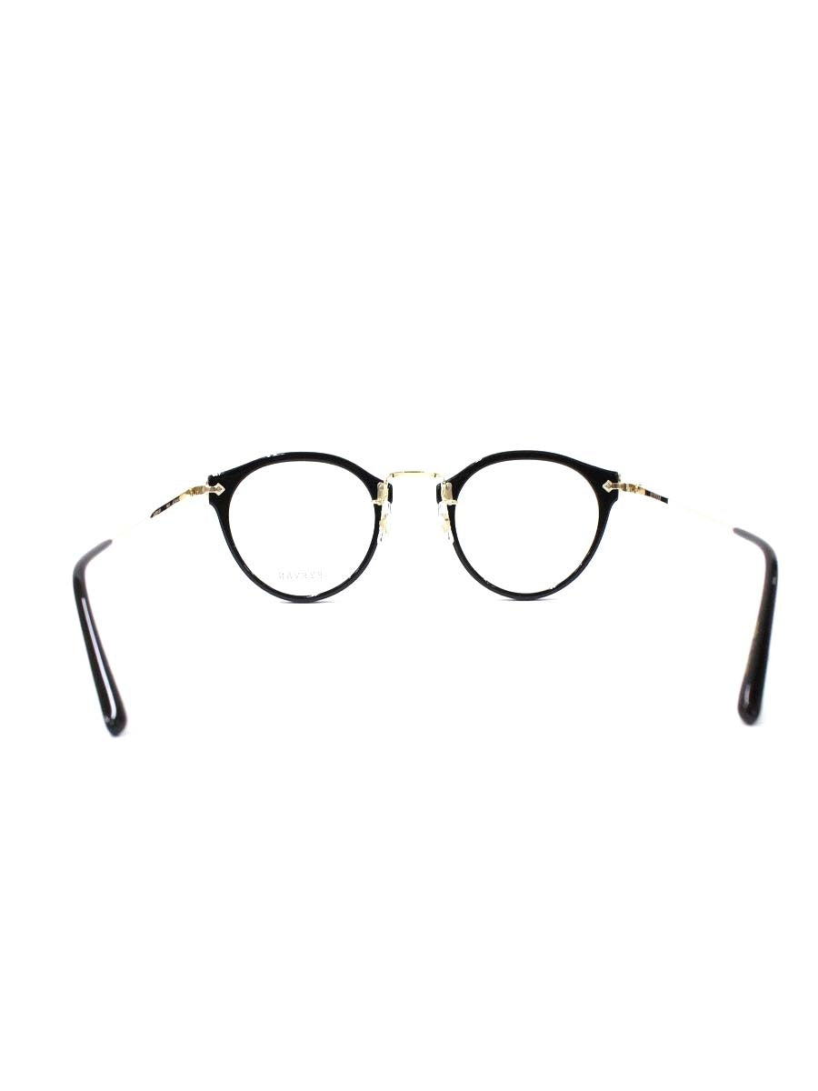 アイヴァン E-0505 メガネ ブラック/ゴールド コンビフレーム フルリム ボストン ITUQRGTLJBE8