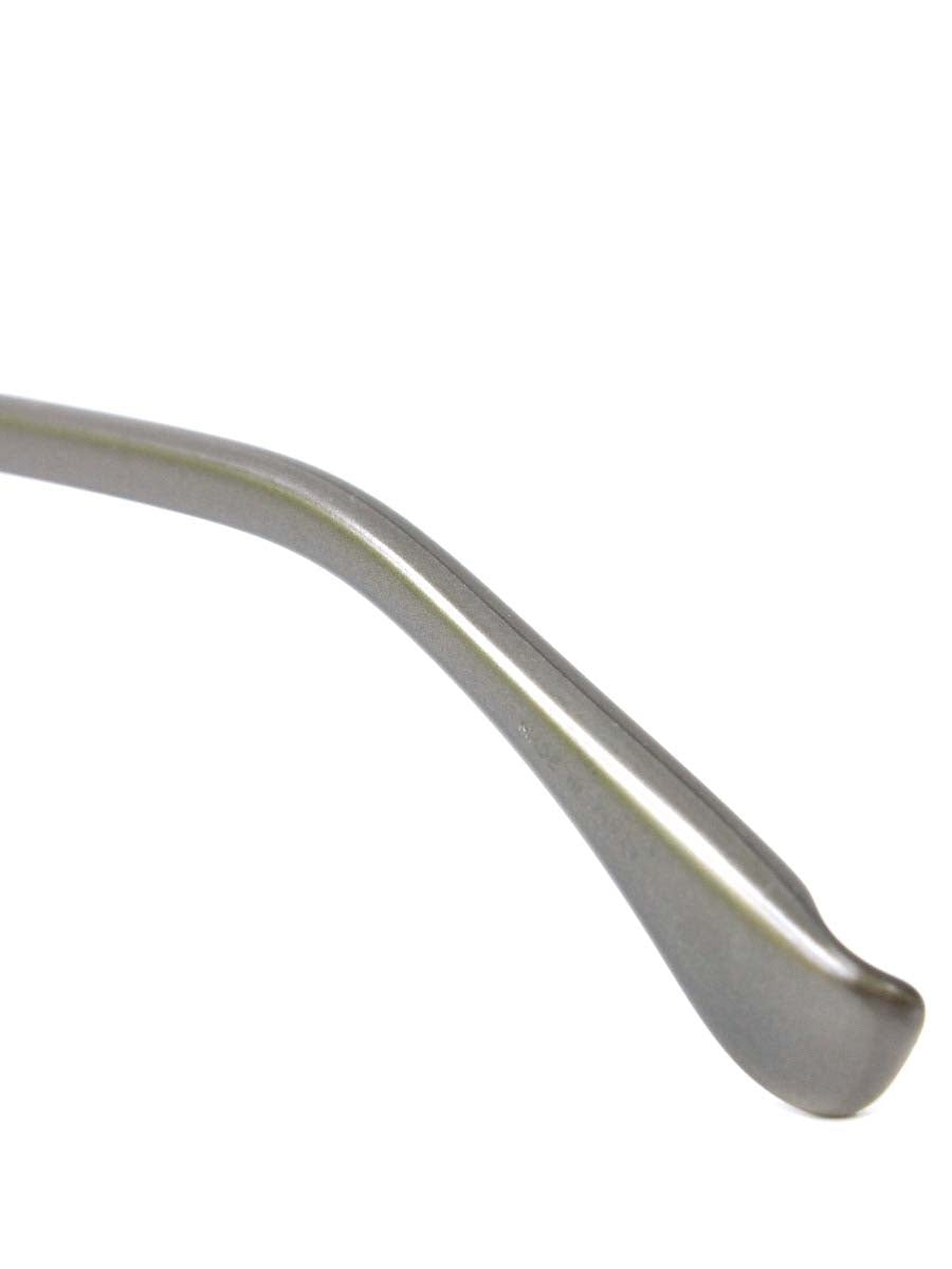 フォーナインズ S-110T メガネ 眼鏡 シルバー/グレー メタルフレーム ハーフリム スクエア ITOT5JDZI39C