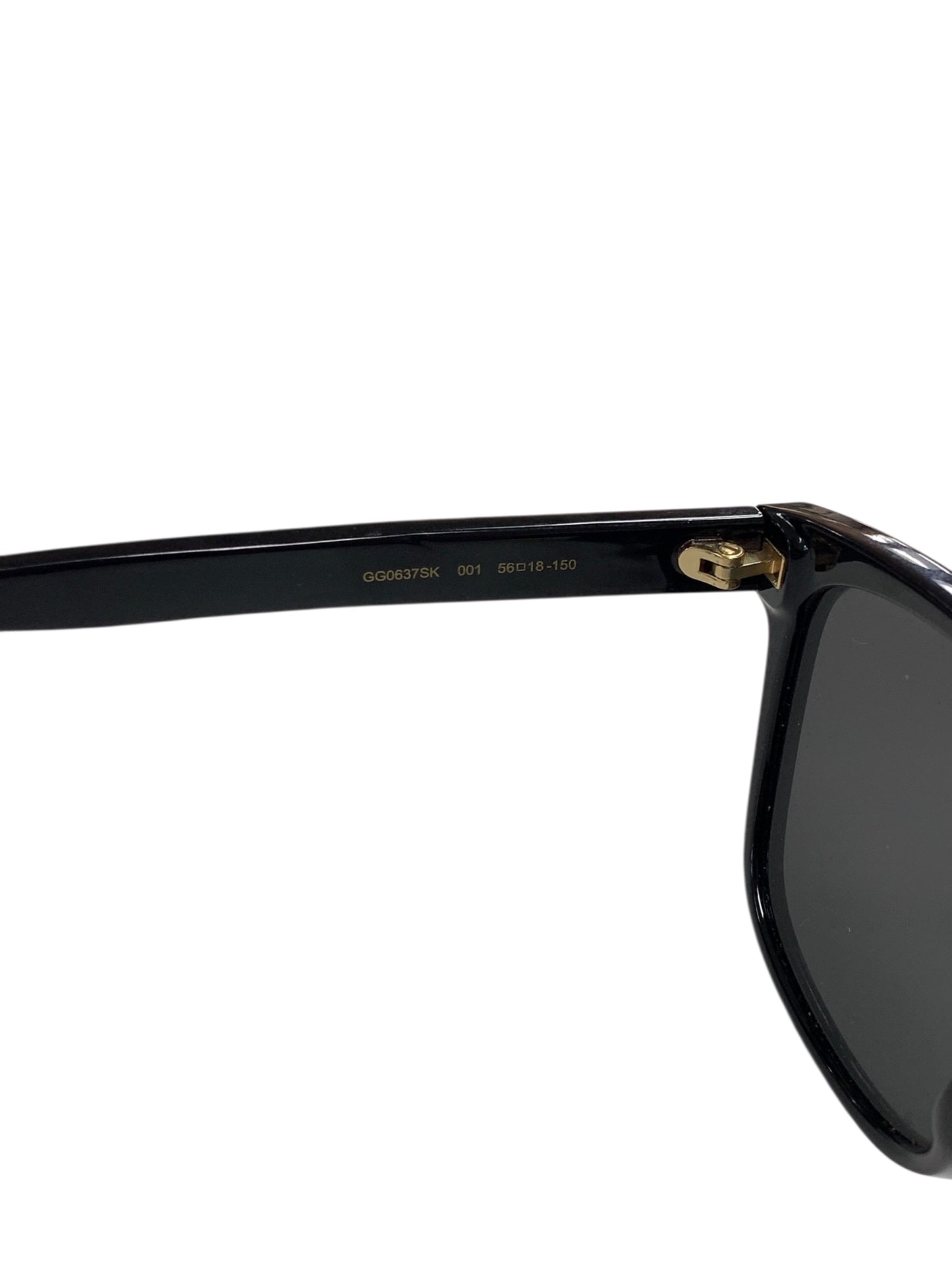 グッチ GG637SK サングラス ブラック セルフレーム フルリム ウェリントン ITNY8YP9GLFN