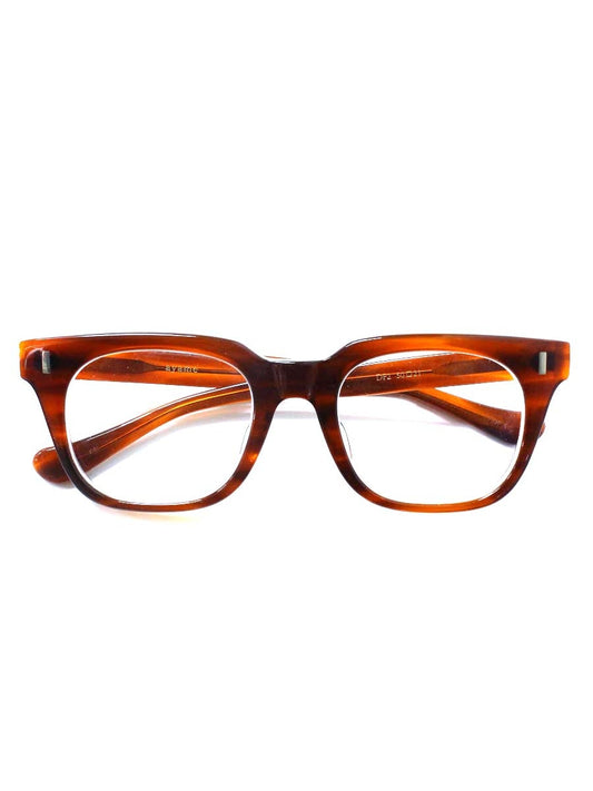 ayame(アヤメ) DF2 メガネ 眼鏡 ブラウン フルリム ウェリントン セルフレーム ITZ8JJ73CAS2