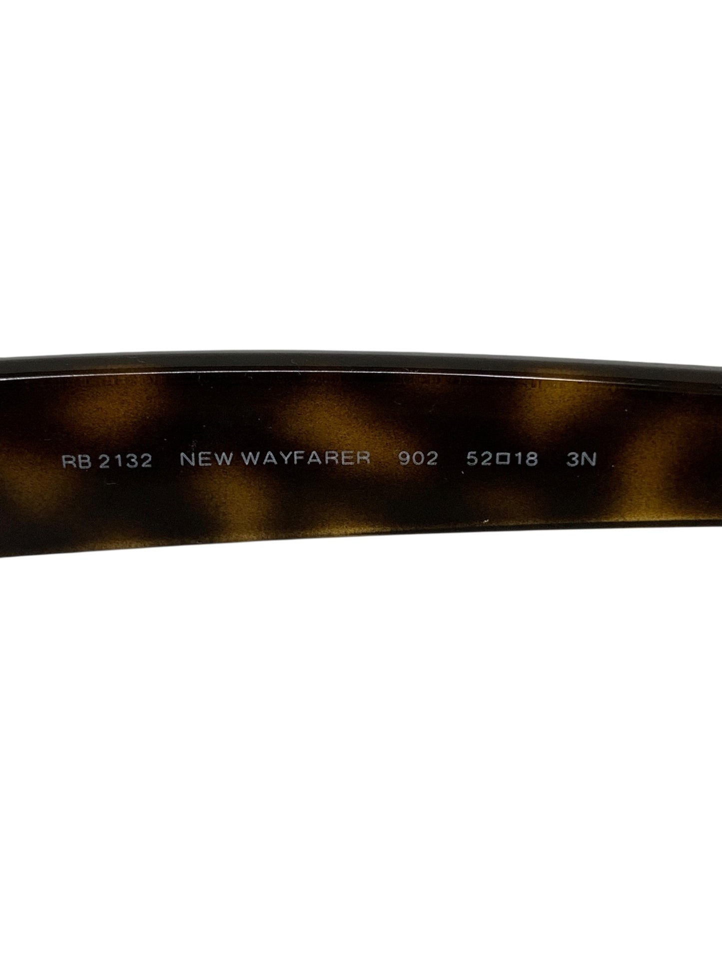 レイバン New Wayfarer RB2132 サングラス ブラウン セルフレーム フルリム ボストン IT2Q34QXU3SN