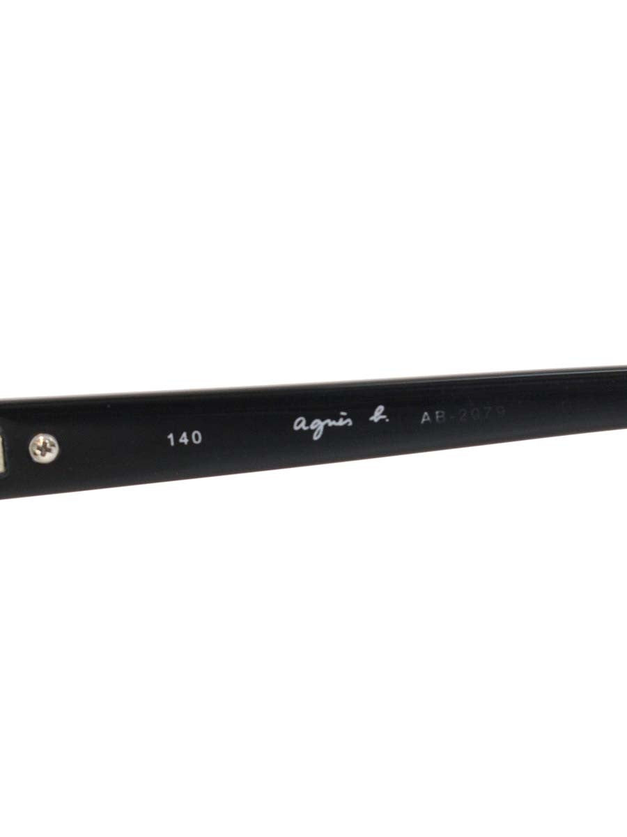 アニエスベー AB-2079 メガネ レッド/ブラック リボン ITHM2KPB4P88