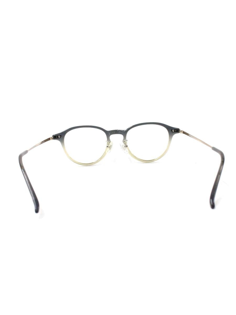 金子眼鏡 メガネ グレー/クリア/ゴールド オーディエンス コンビ グラデーション IT92MVPEO9YK
