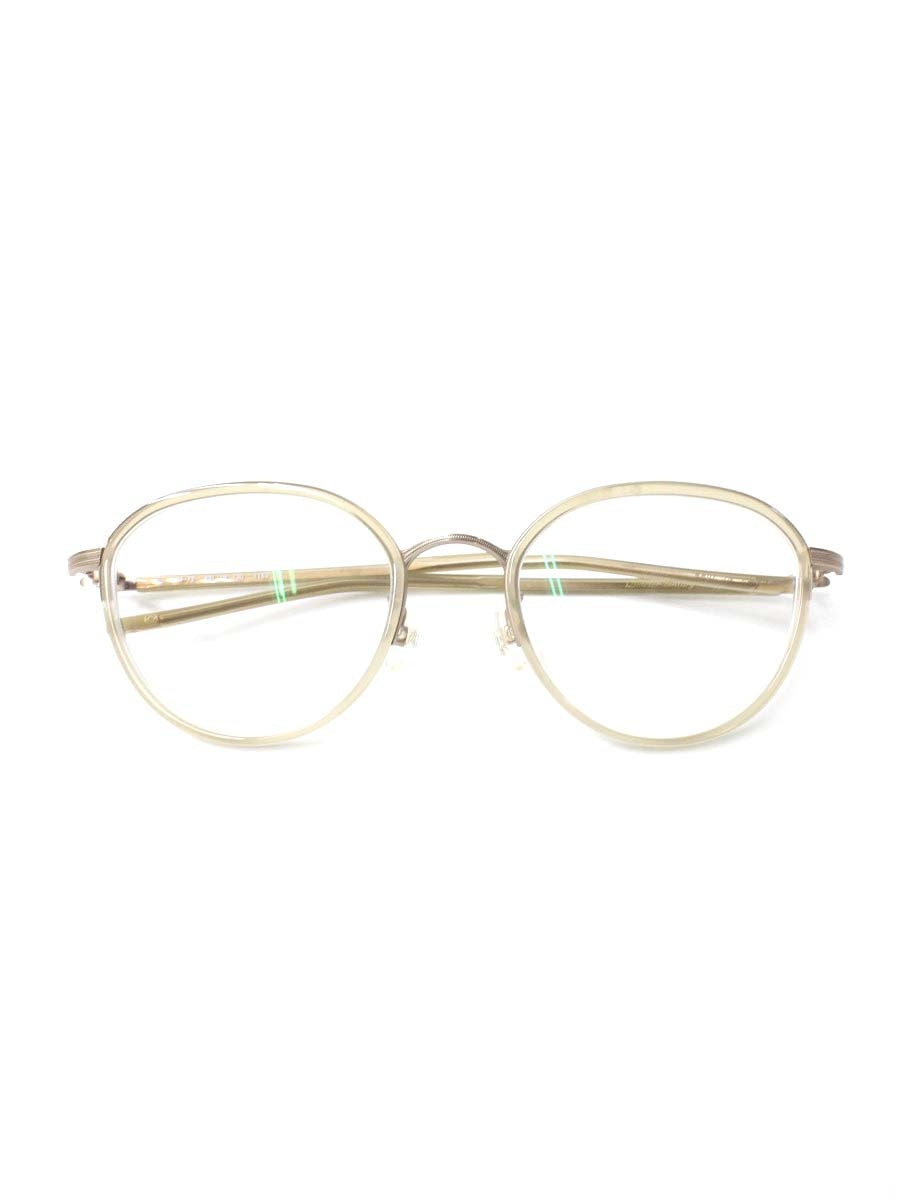 フォーナインズ M-73 メガネ ベージュ コンビフレーム フルリム ボストン COL.1183 ITS8ZI5CSADY