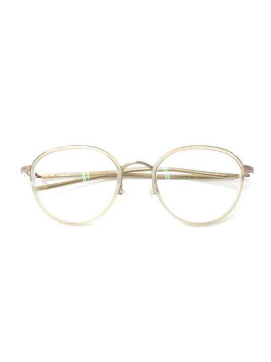 フォーナインズ M-73 メガネ ベージュ コンビフレーム フルリム ボストン COL.1183 ITS8ZI5CSADY