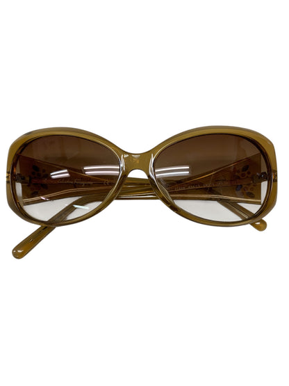 サルヴァトーレフェラガモ 2160B サングラス ブラウン セルフレーム フルリム ビジュー IT11J9R04DFC