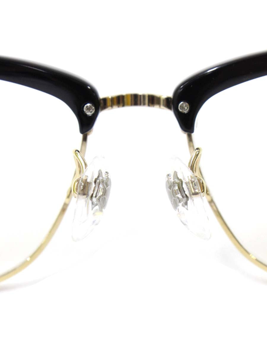 フォーナインズ M-16 メガネ ブラック チタンフレーム フルリム ブロー IT4SX79ISCU8