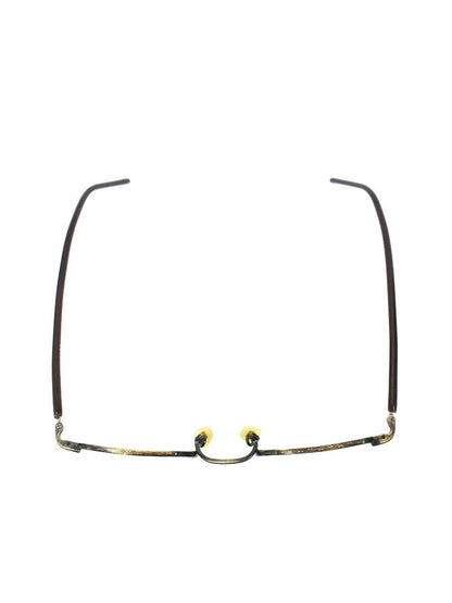 金子眼鏡 メガネ アンティークゴールド/ブラウン VINTAGE コンビ メタルフレーム IT3LNLPEZBD2