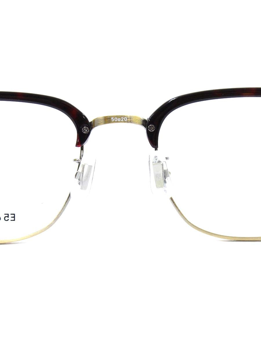 イーファイブアイヴァン C6 メガネ ブラウン/ゴールド ウェリントン べっ甲柄 DW/AG ITKSARPIQ1P4