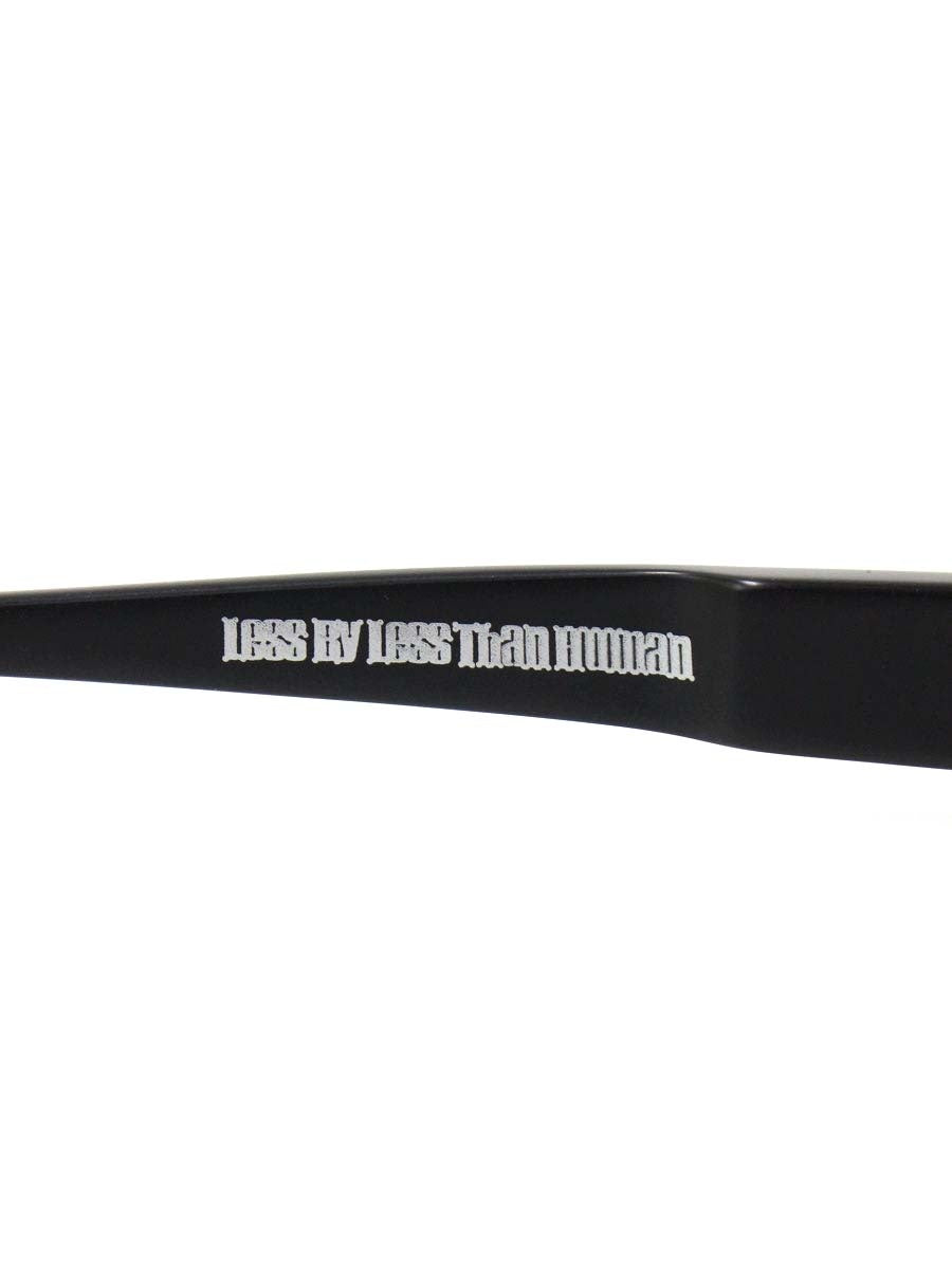 レスザンヒューマン MauI waUie メガネ ブラック セルフレーム フルリム スクエアシェイプ ITDA7KJGH2AK