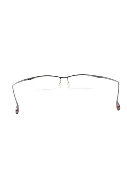 ケン・オクヤマ アイズ KO-113 メガネ メタルシルバー メタルフレーム ハーフリム カールトンタイプ IT0WCLTEFMUS