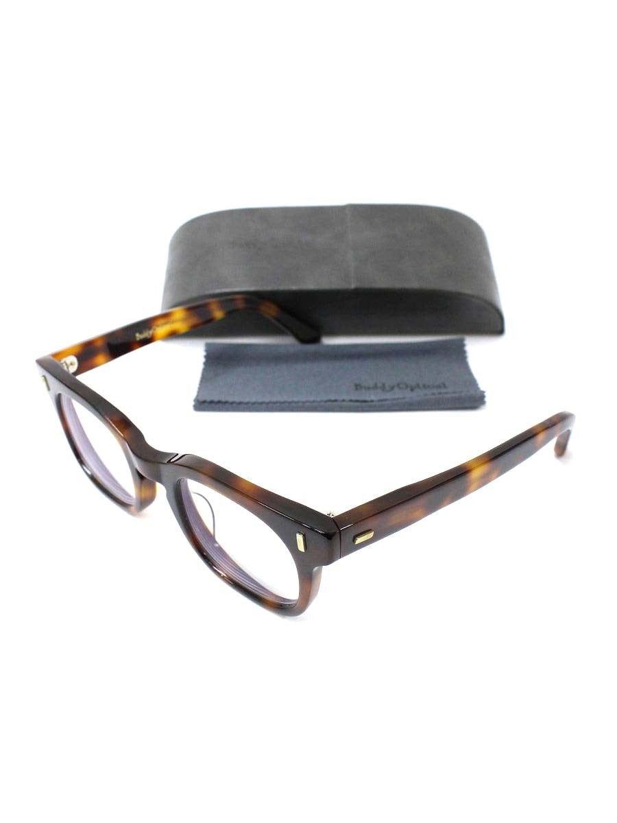 バディオプティカル SUNY メガネ ブラウン セルフレーム ボストン べっ甲柄 ITE5C8NLZRER