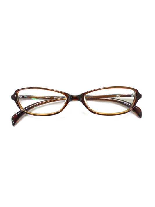 フォーナインズ NP-711 メガネ ブラウン セルフレーム スクエア IT1S7WQSO1VG