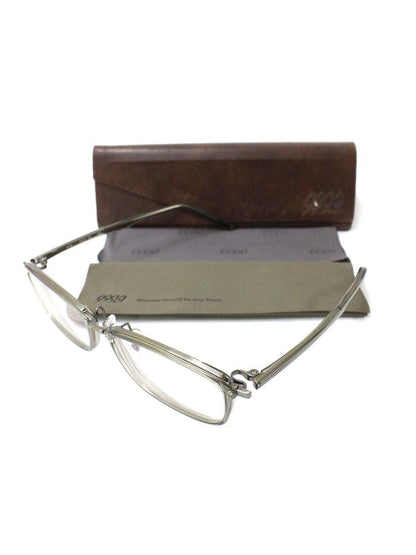 フォーナインズ M-106 メガネ 眼鏡 グレー セルフレーム フルリム スクエア クリア ITGP76XYPM2C