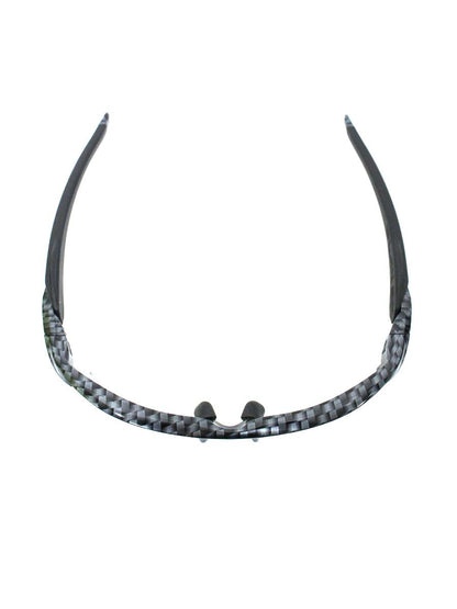 オークリー FLAK2.0 メガネ ブラック/グレー スポーツ 幾何柄 セルフレーム ハーフリム ITKR2W63YQO8