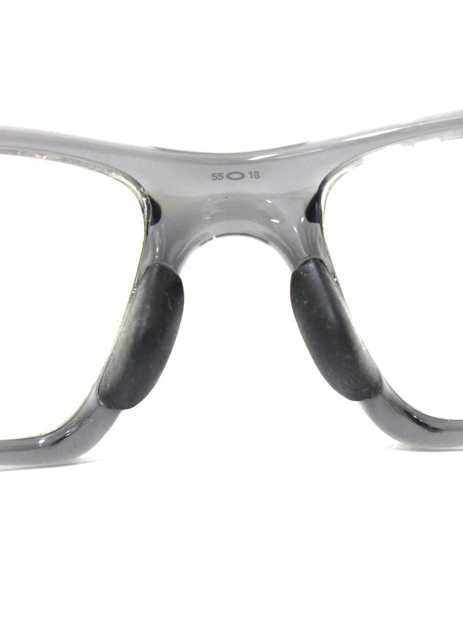 オークリー CROSSLINK OX8029-1756 メガネ グレー セルフレーム フルリム スクエア ITUXKLGCU76O