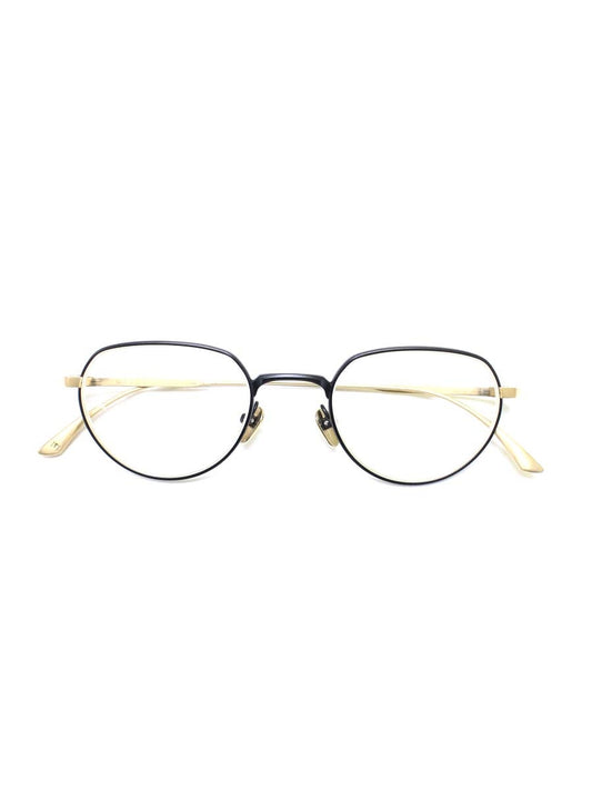 増永眼鏡 MET メガネ ブラック/ゴールド メット メタルフレーム フルリム ボストン IT27NQIDSQIW