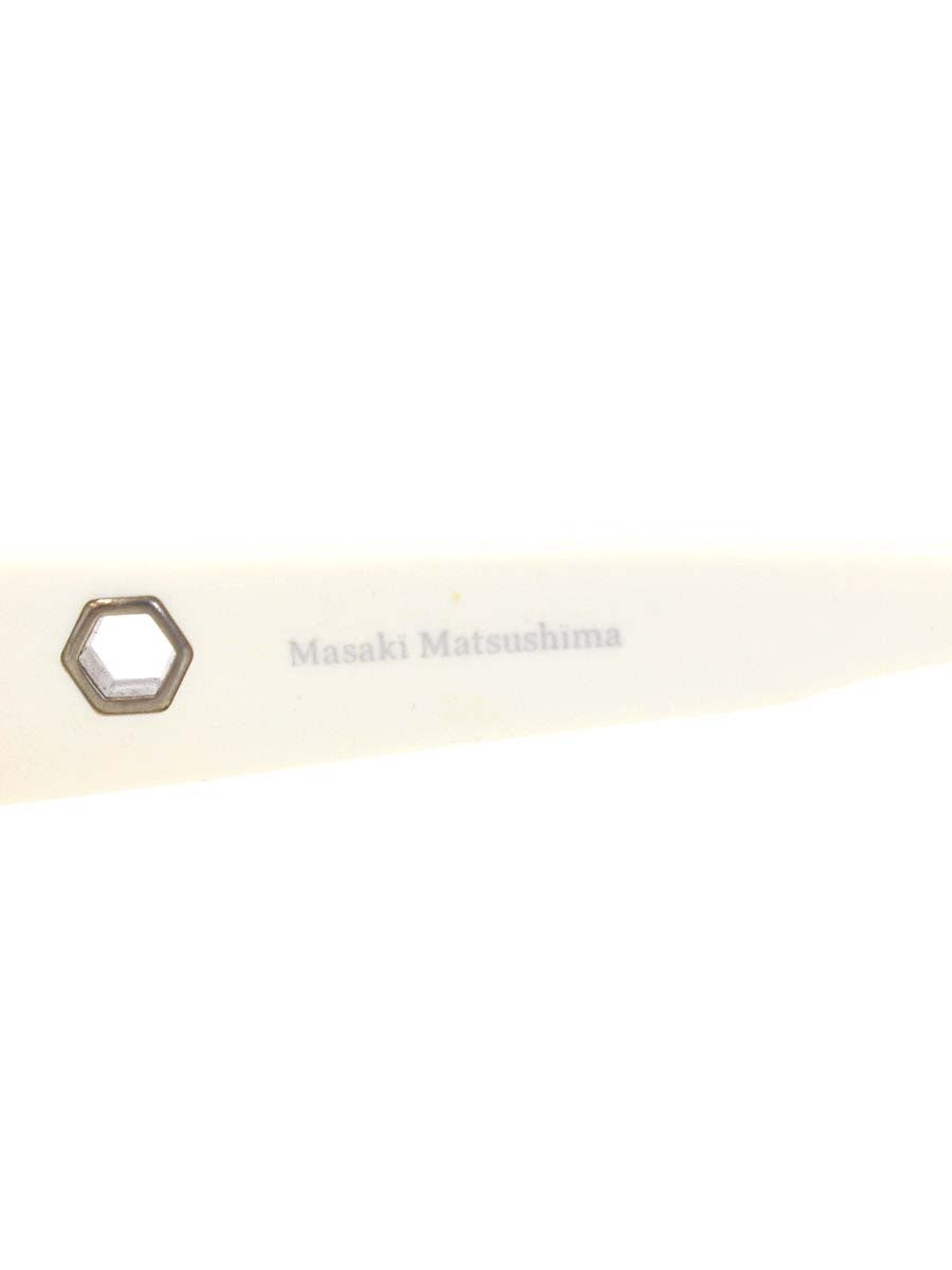 マサキマツシマ MF-1109 メガネ シルバー/ホワイト コンビ フルリム スクエアシェイプ IT1CRPSS4LL8