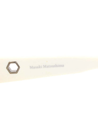 マサキマツシマ MF-1109 メガネ シルバー/ホワイト コンビ フルリム スクエアシェイプ IT1CRPSS4LL8