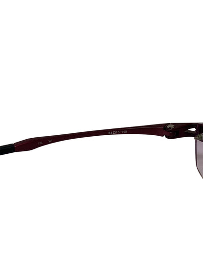 アイアスリート IA-417 メガネ レッド リムレス スクエア ITJ7H20WLSU8