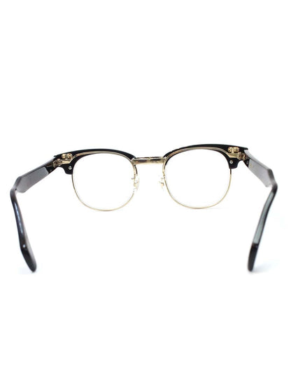 ニードルズ PAPILLON GLASSES - SAMUEL メガネ ブラック 跳ね上げ式 フルリム ボストン ITKUD85G7H6Q