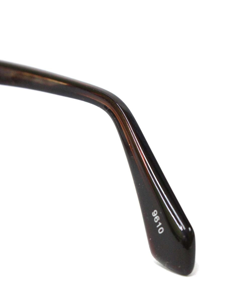 レスザンヒューマン Serpico メガネ ブラウン コンビフレーム フルリム スクエア ITMAQMOPZVTW