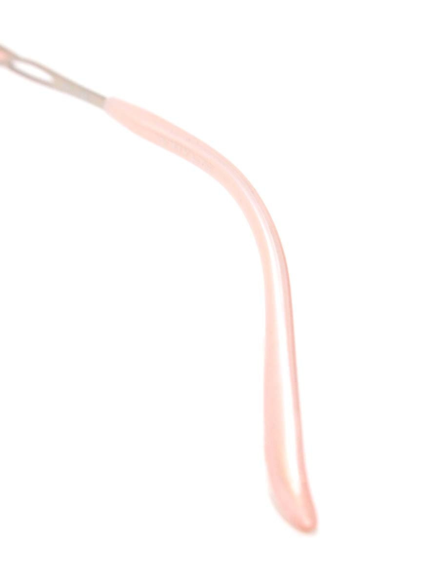 オーマイグラス東京 ナイスリー by フィッティ FT-137 メガネ ピンク/シルバー メタルフレーム オーバル ITS7CQKNHWUM